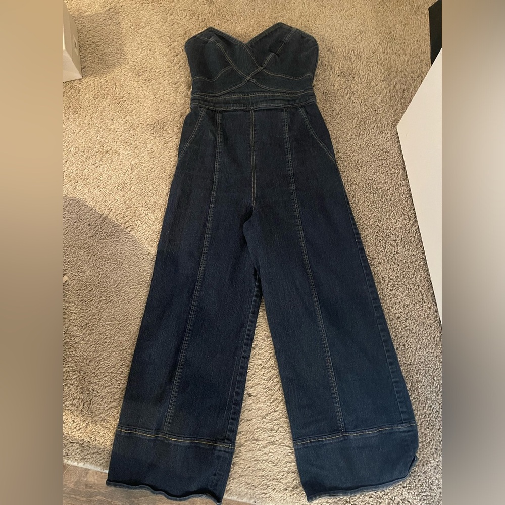 Cinq à sept denim jumpsuit